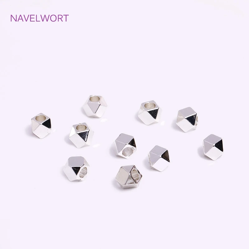 14K/18K vergoldete Perlenkappen, Abstandsperlen für Armband, Trenner für Perlen, DIY-Schmuckherstellungszubehör im Großhandel – Detail 28