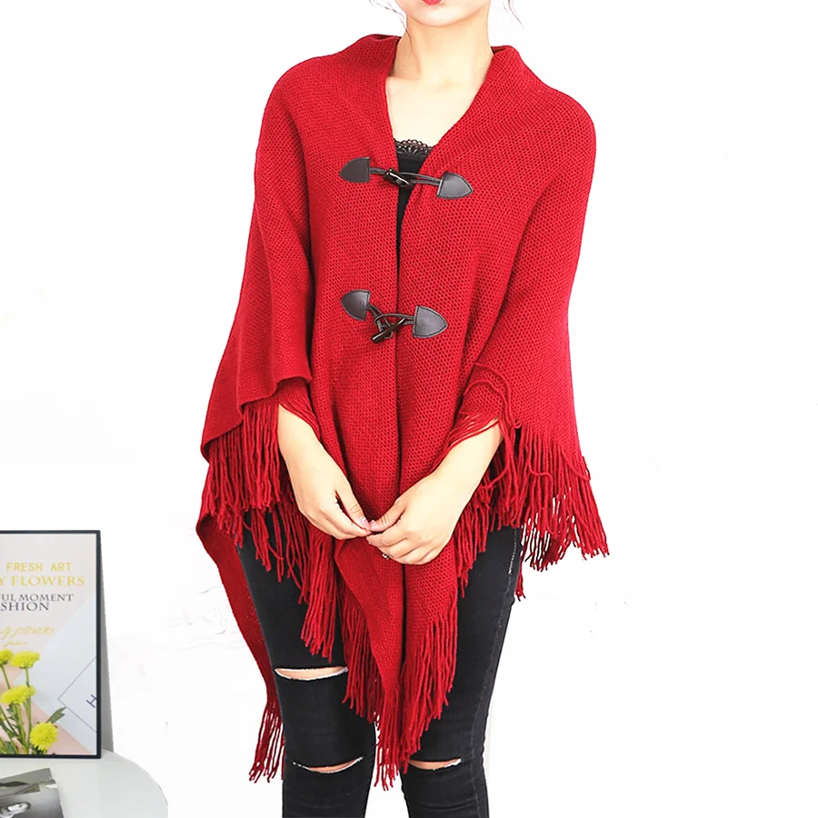 가을 봄 니트 태슬 카디건 여성용 비대칭 배트윙 스웨터 코트 빈티지 비대칭 코튼 혼방 니트웨어