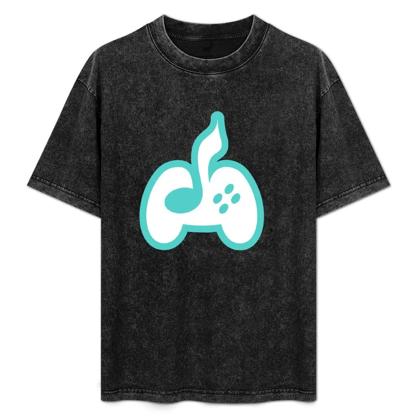 

White Logo Blue Outline T-Shirt Work Outdoor T-Shirt for Men