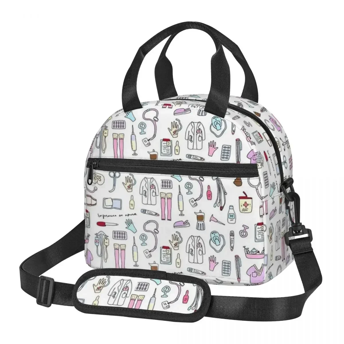 

Fresh Cooler Bags for Women Waterproof Oxford Cloth Portable Zipper Thermal Lunch Bags Convenient Lunch Food Bags Picnic Bag