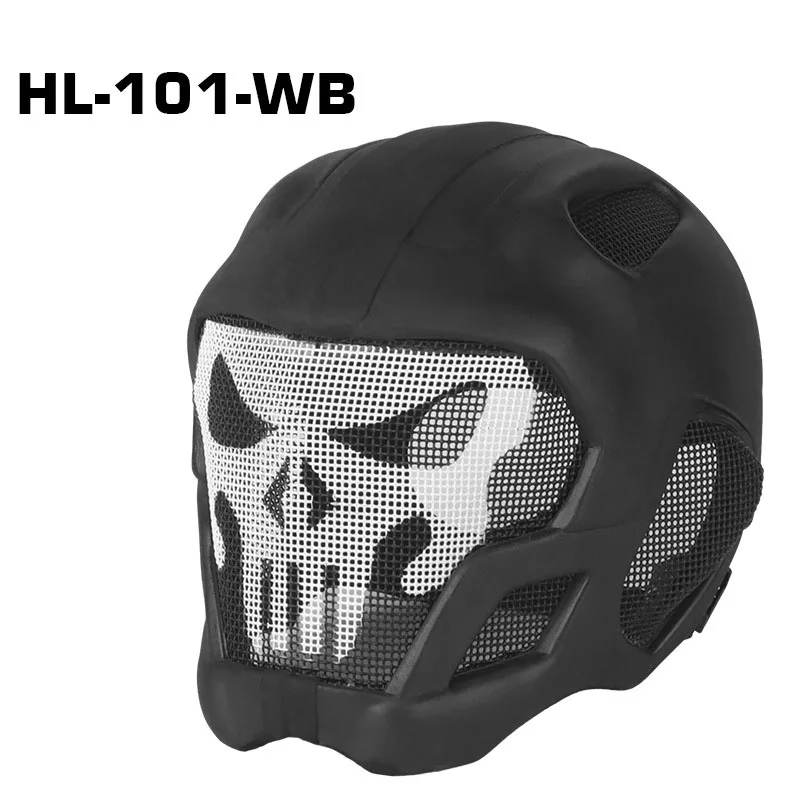 Lightweight Full Protection W23 Helmet, Breathable Steel Mesh, Sponge Lining, EVA Material, Adjusting the Elasticity