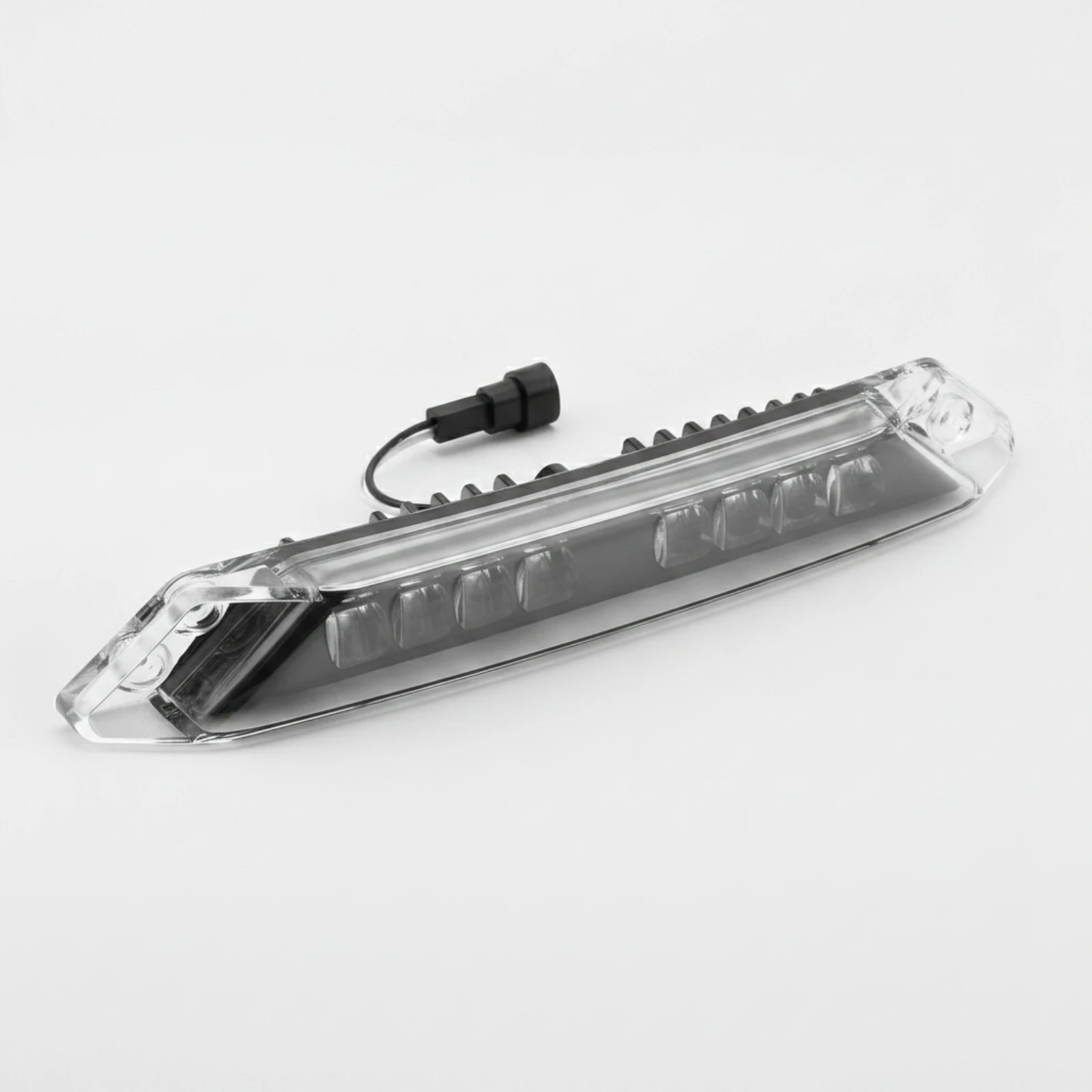 Bumper Light Bar LED Auxiliary Light Strip Slimline Vented for Motorcycle Riders, Night Riding