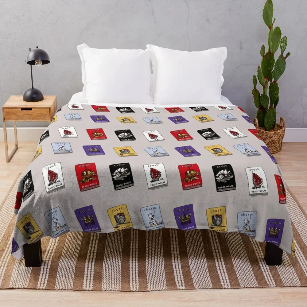 Crave books Throw Blanket For Decorative Sofa Travel Moving Weighted Blankets