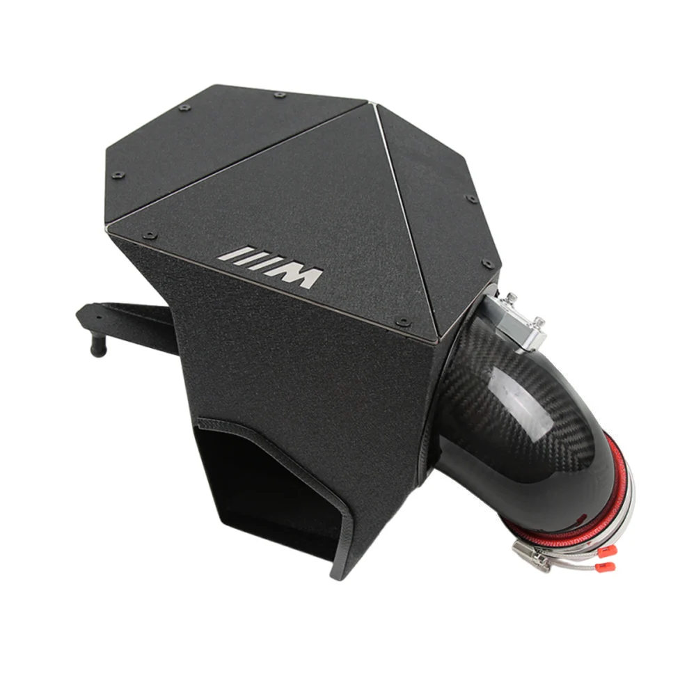 For High-Flow Air Filter Carbon Fiber Air Intake System for 2017-2023 BMW G30 G31 530i B48 2.0T G30 B48