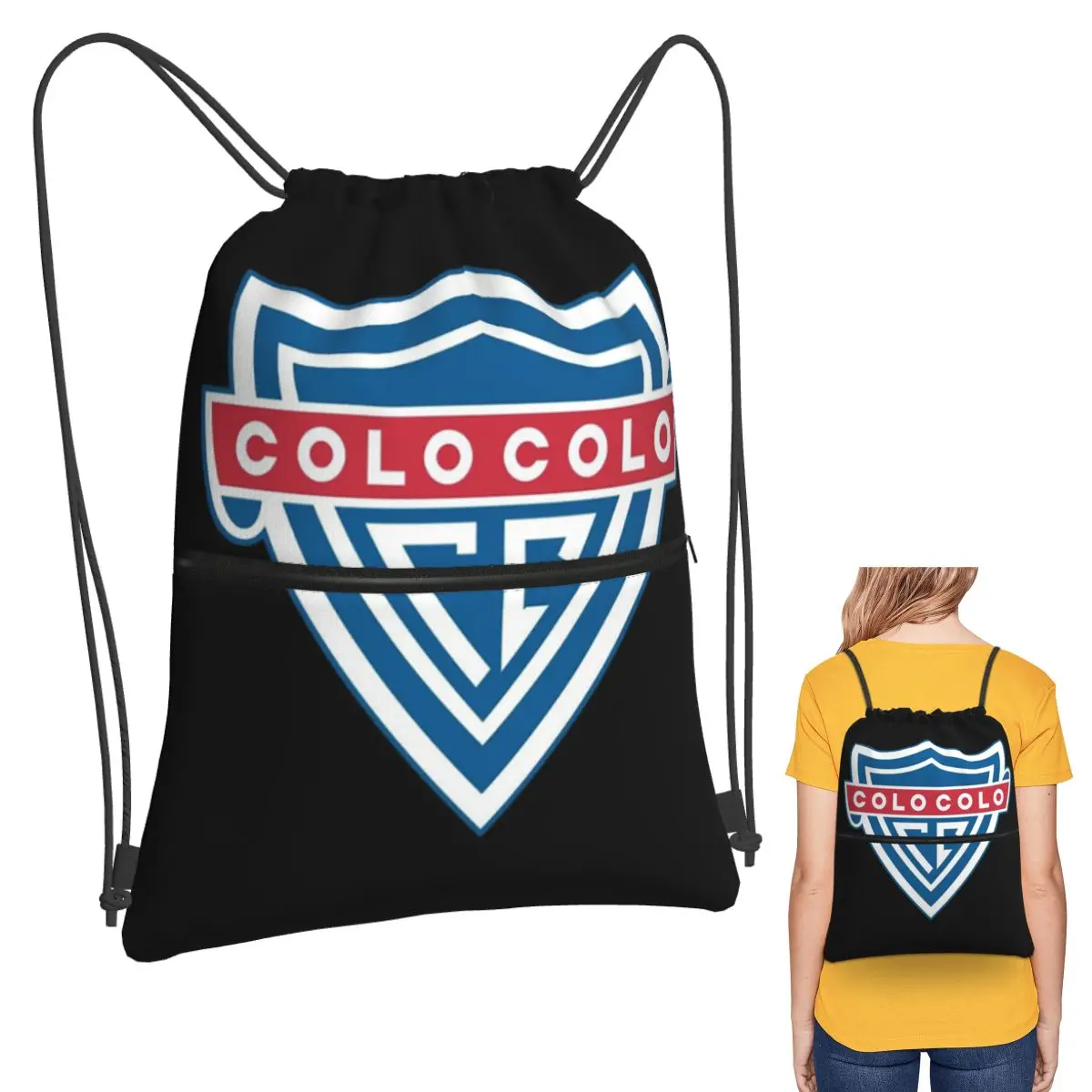 

CSD COLO COLO Backpacks Multi-function Drawstring Bags Storage Bag Book Bags for Man Woman School