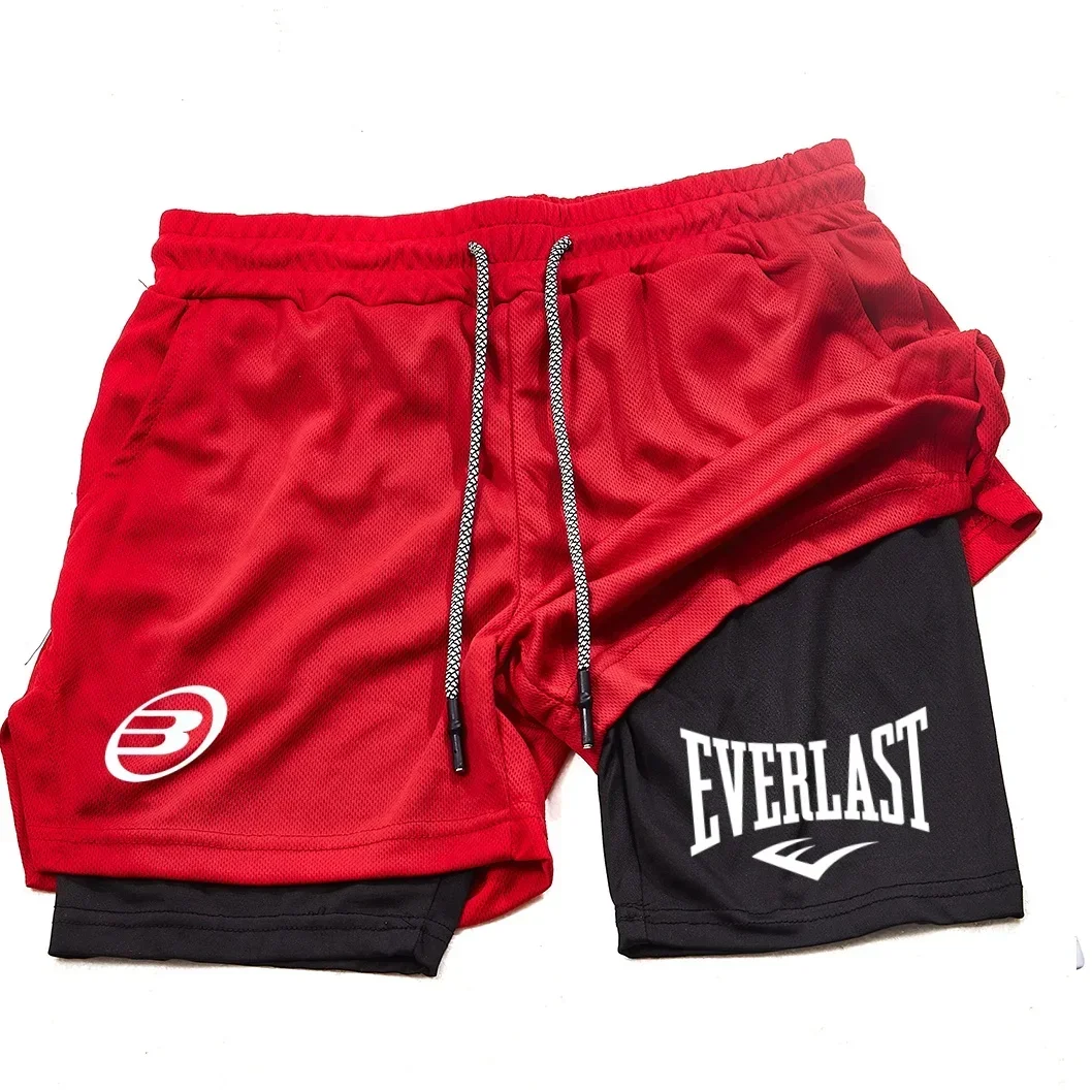 شورت رجالي صيفي أنيق من EVERLAST، مريح وسريع الجفاف، مناسب لصالة الألعاب الرياضية والركض والتدريب والمناسبات الرياضية الأخرى