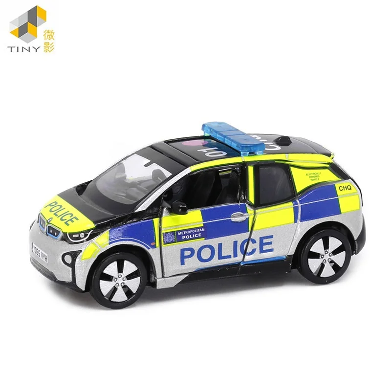 Vagão Metropo-litan Police Patrol, modelo de simulação de liga, carro, cruzador, 1:64, NO.15, minúsculo, 1:64