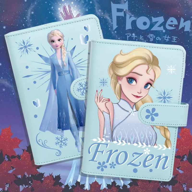 

Disney Frozen Elsa A6 Loose Leaf Notebook Notepad Diary Planner Agenda Memo Office School Supplies Stationery