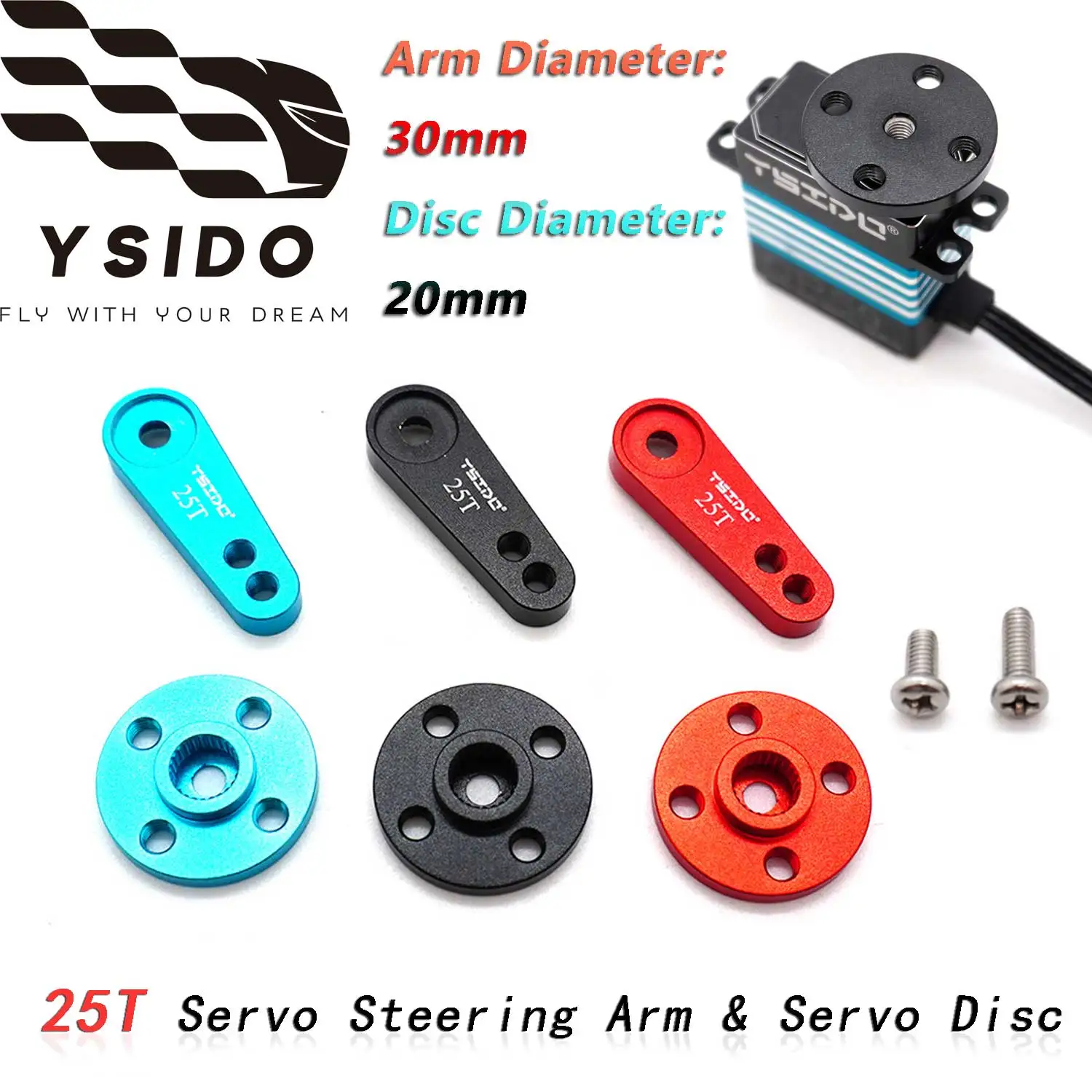 30mm 25T Servo Lenkarm Servoscheibe Roboter für 1/10 Tamiya Traxxas Trx4 Axial Scx10 HSP MG995 MG996 RC Crawler Truck Autos