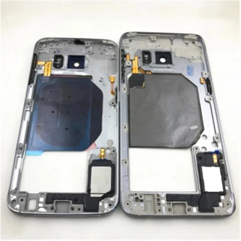 Middle Frame Bezel Housing Chassis For Samsung Galaxy S6 S6 Edge S6 edge plus G920F G925F G928F Single Dual SIM With Camera Lens