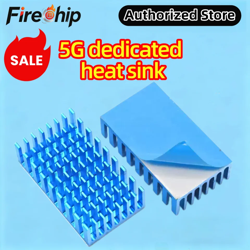 FireChip 5G Module Heat Sink Durable High Temperature Resistant Support RM551E RM530N RM520N RM500U FM350 FM160