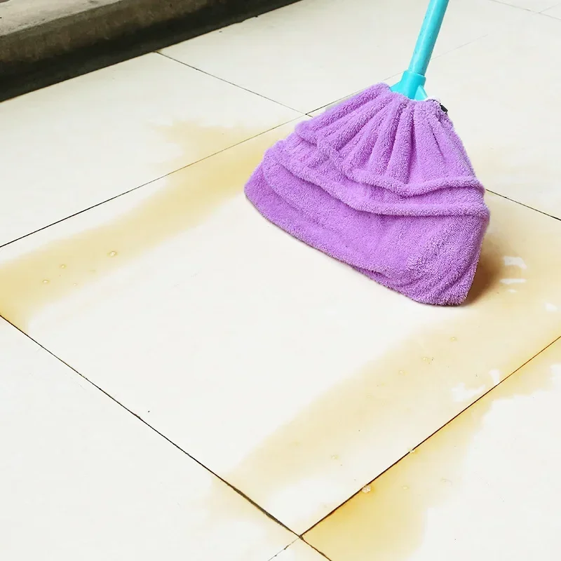 Multi Function Coral Velvet Broom Cover Cloth Floor Mop with Reusable Microfiber Absorbent Mop Household Cleaning Accessories