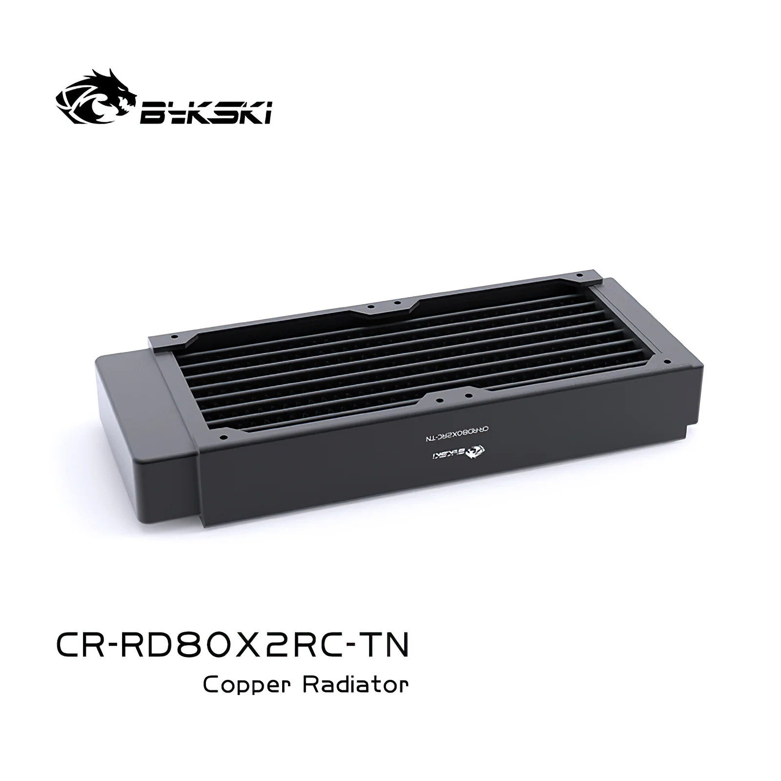 Bykski 16cm 80mm x 2 Copper Radiator Liquid Water Cooling Cooler Heat Exchanger CR-RD80X2RC-TN