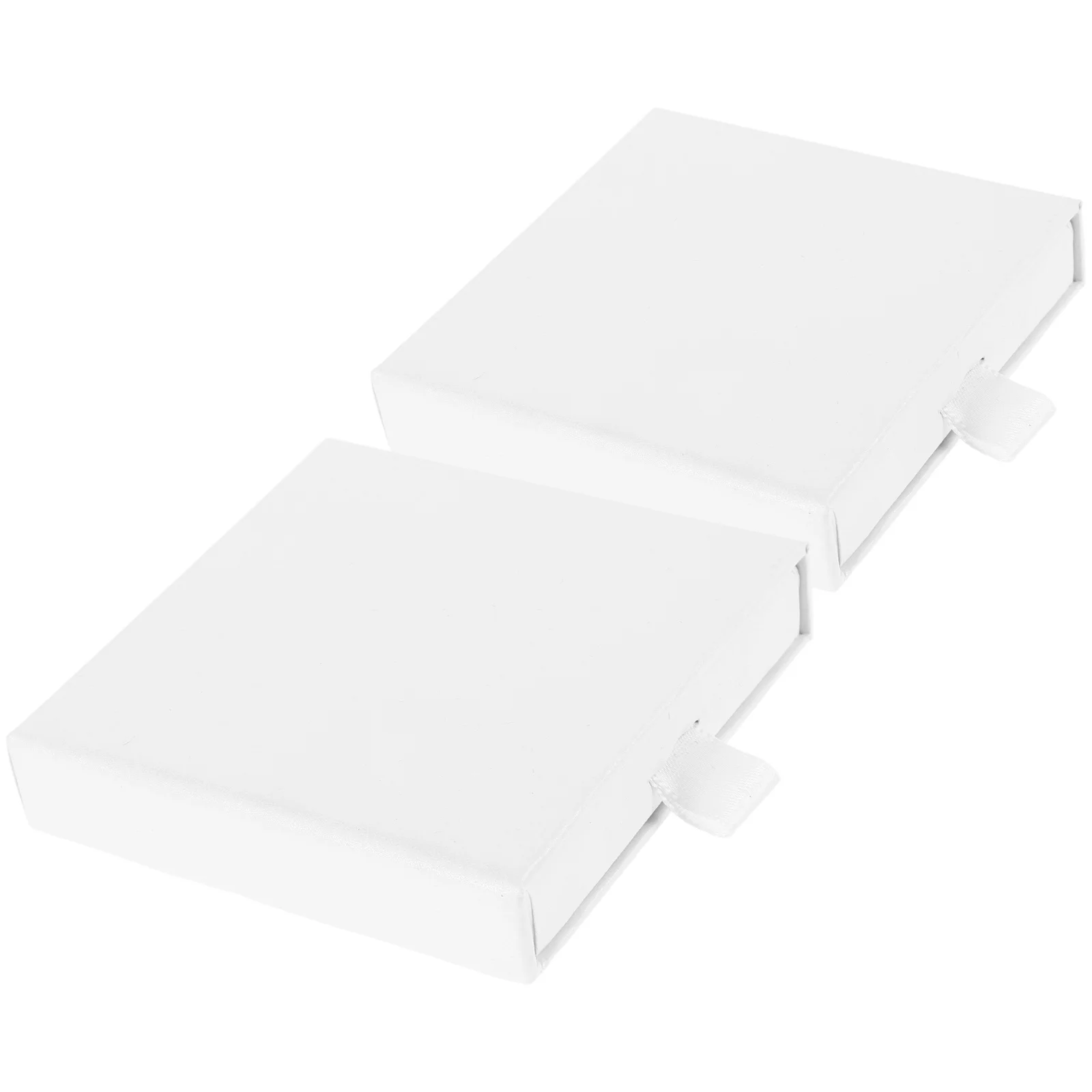 

2Pcs Jewelry Gift Box Elegant Design for Earrings Necklaces Rings Bracelets Storage Display Gift Box for Business Birthdays