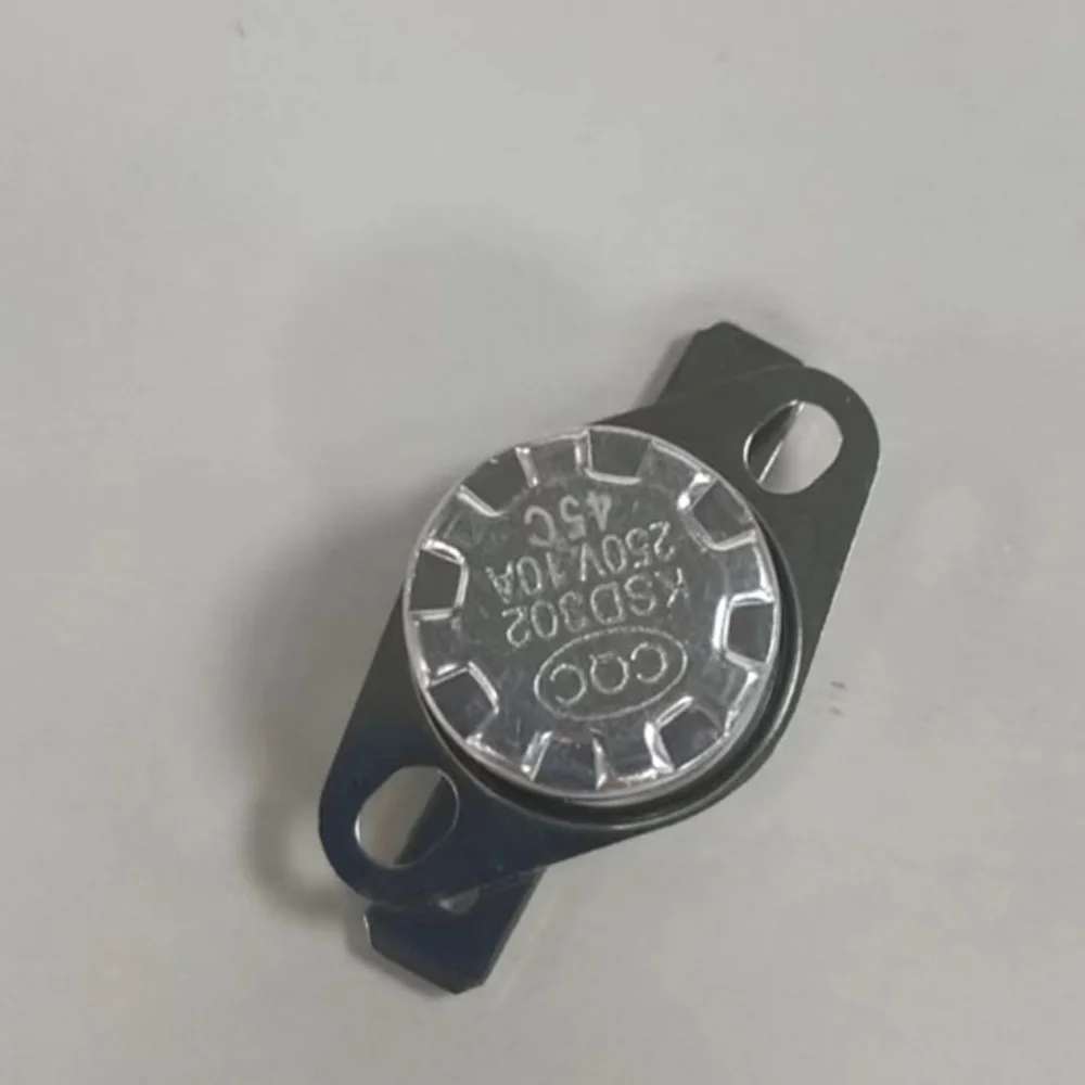 KSD302 10A 45 degree temperature control normally open black