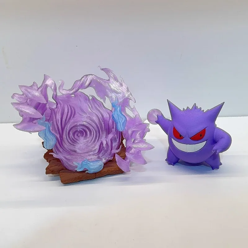Nieuwe 7 cm Pokemon Gengar Anime Figuur PVC Model Speciale Effecten Scène Desktop Ornamenten Standbeeld Randapparatuur Verjaardagscadeautjes Speelgoed Kid