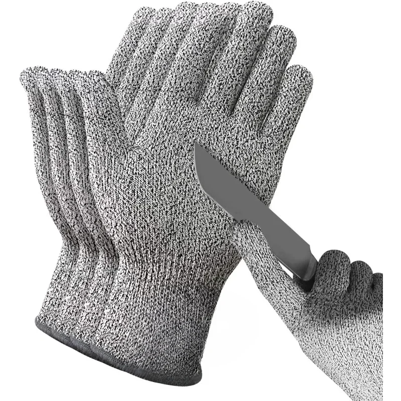 Anti Cut, Anti-Scratch, Multi-Purpose Gloves for Industry, Kitchen, Gardening and Glass Cutting, High-strength, Level 5 Safety