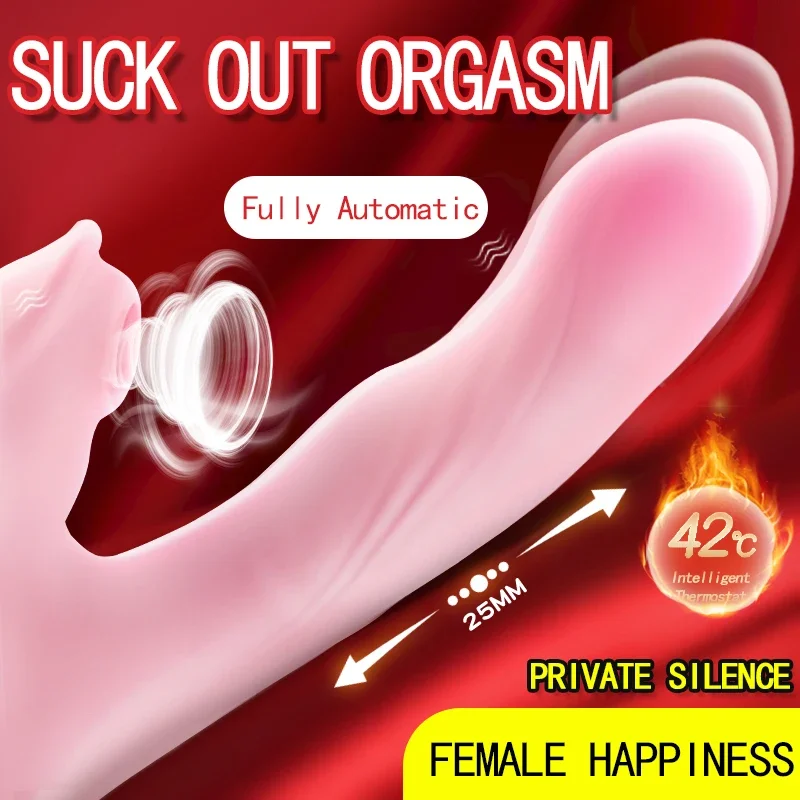 

2in1 Silicone Sucking G Spot Vibrator Clitoris Stimulator Nipple Sucker Vibrating Dildo Massager Sex Toys Female Goods for Adult