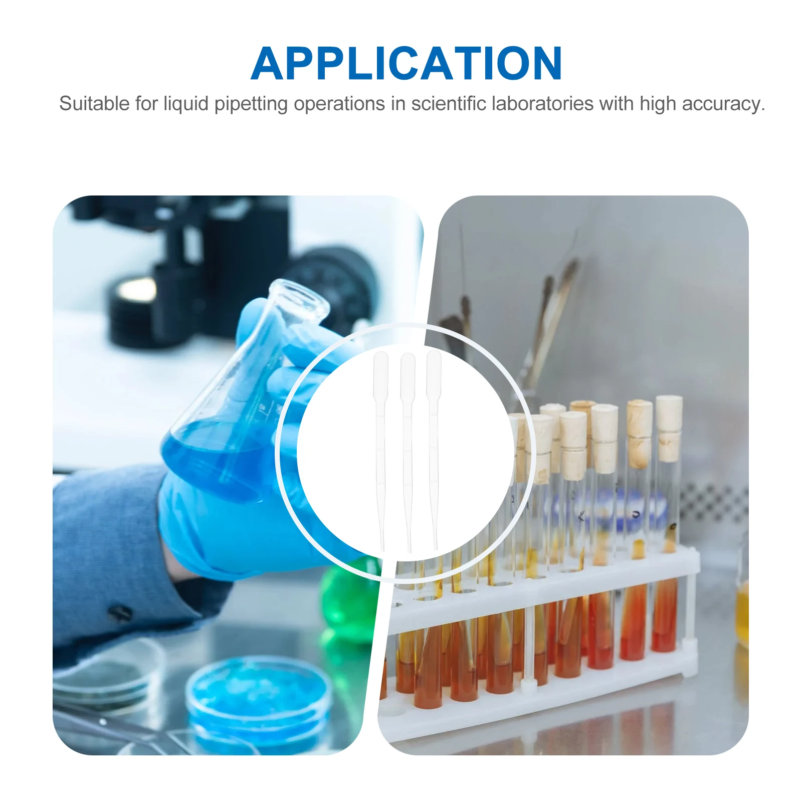 

100pcs Clear Pipette Dropper Calibrated Plastic Droppers Laboratory Supplies 3Ml Science Experiments Diy Crafts Liquid Transfer