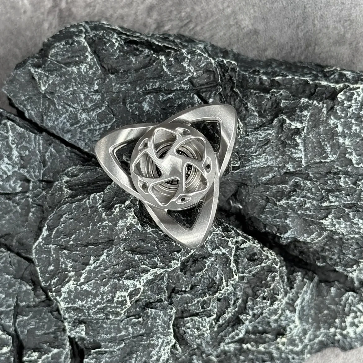 Fidgeting Speelgoed Metalen Fidget Spinner Slider Zirkoniumlegering EDC Anti Stress Zintuiglijke ADHD Focus Tool Speelgoed