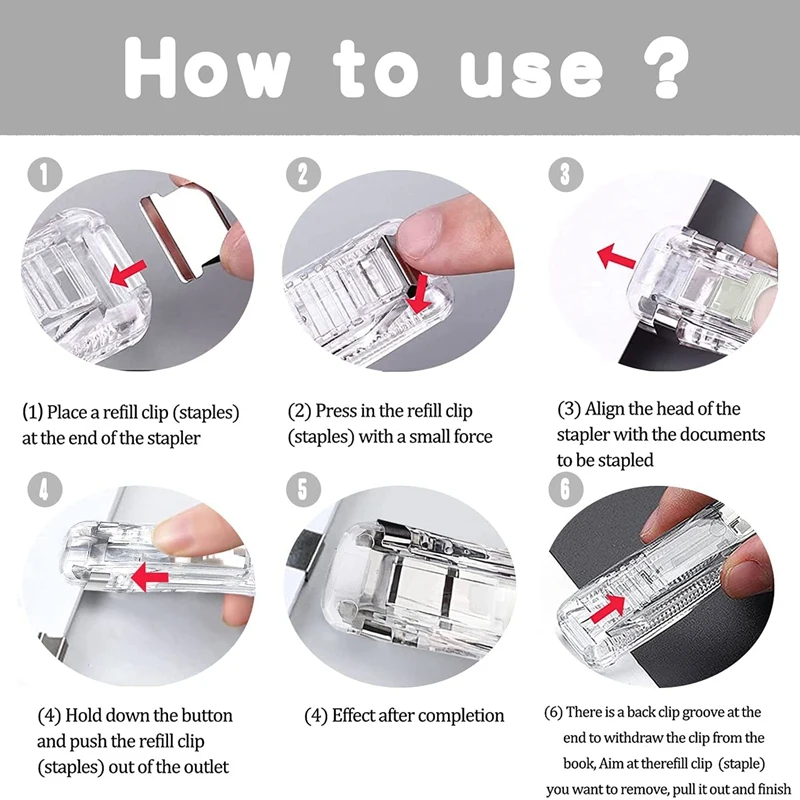 เครื่องเย็บกระดาษแบบกดอุปกรณ์สำนักงานอุปกรณ์การเรียนสำหรับขนาดเล็กสำหรับนักเรียนวิทยาลัยเครื่องเย็บกระดาษสำหรับตั้งโต๊ะชุดเย็บกระดาษขนาดเล็ก