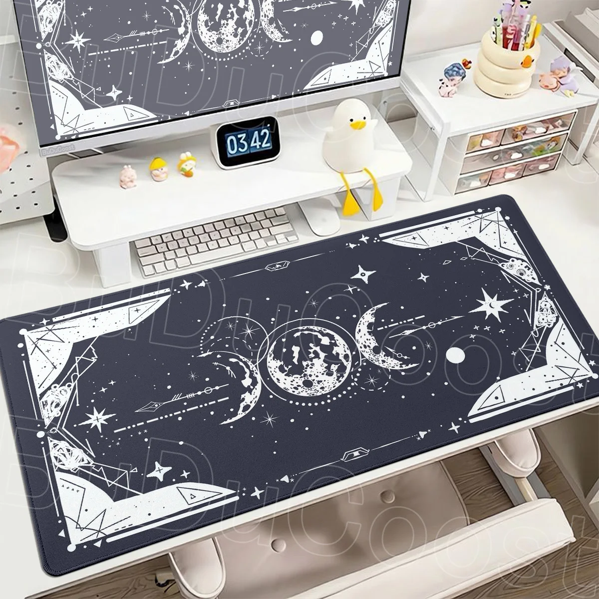 Sun,Moon,Stars Mouse Pad XXL Large Home Company Desktop Decor Carpet 1000x500mm Office Extend Table Mat Anime Keyboard Mausepads