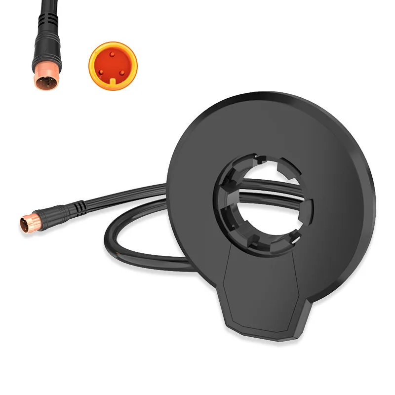 

Electric bicycle left integrated power sensor 12 magnetic dual Hall PAS electric vehicle sensor