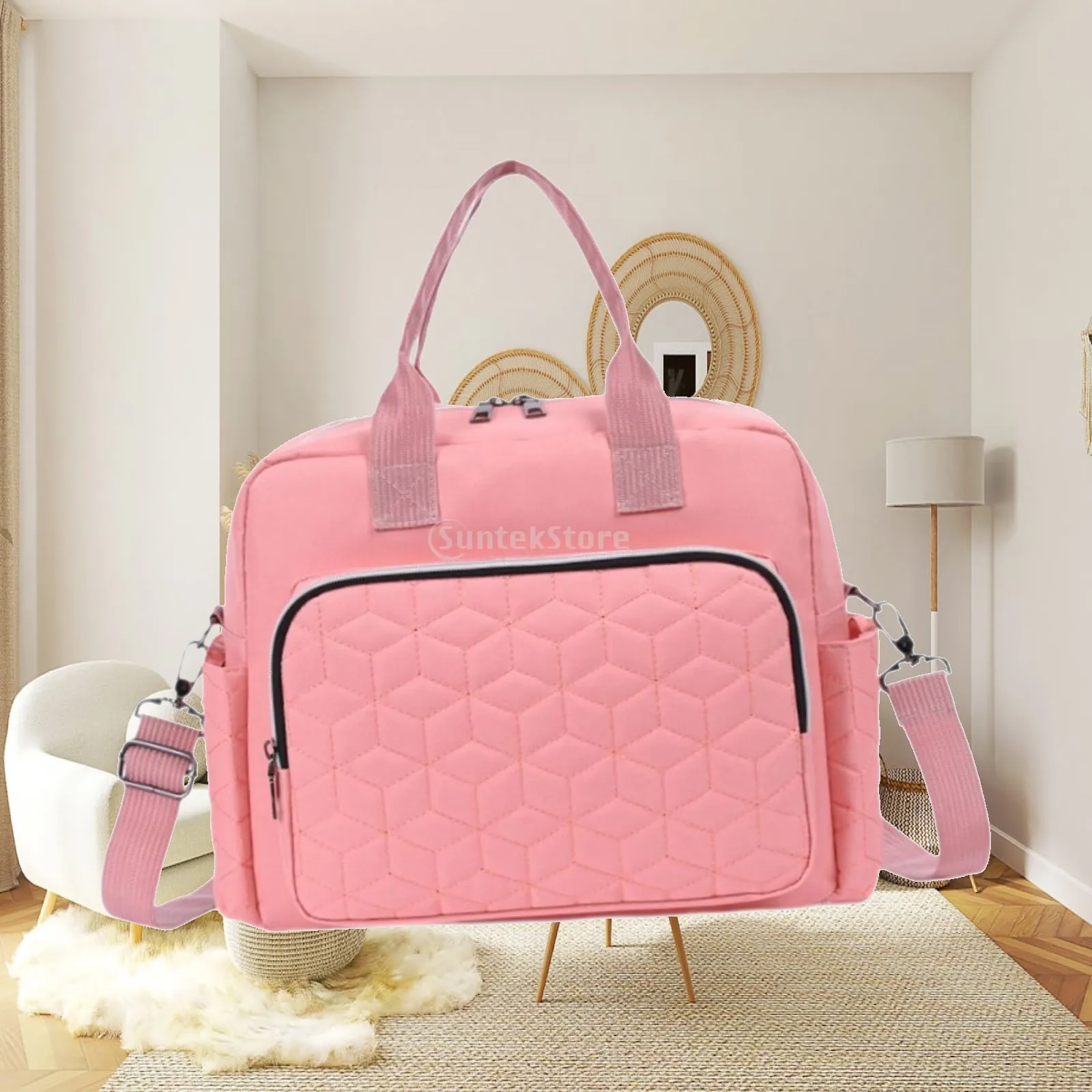 

Diaper Bag Tote Unisex Multifunctional Baby Essentials Stylish Large Capacity Baby Diaper Bag for Dad Mom Picnic Shopping Snacks
