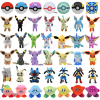 Hot Pokemon Kirby Plush Toy Poke Ball Master Ball Shiny Eevee Umbreon Mimikyu Cubone Lucario Charizard XY Stuffed Animal Doll