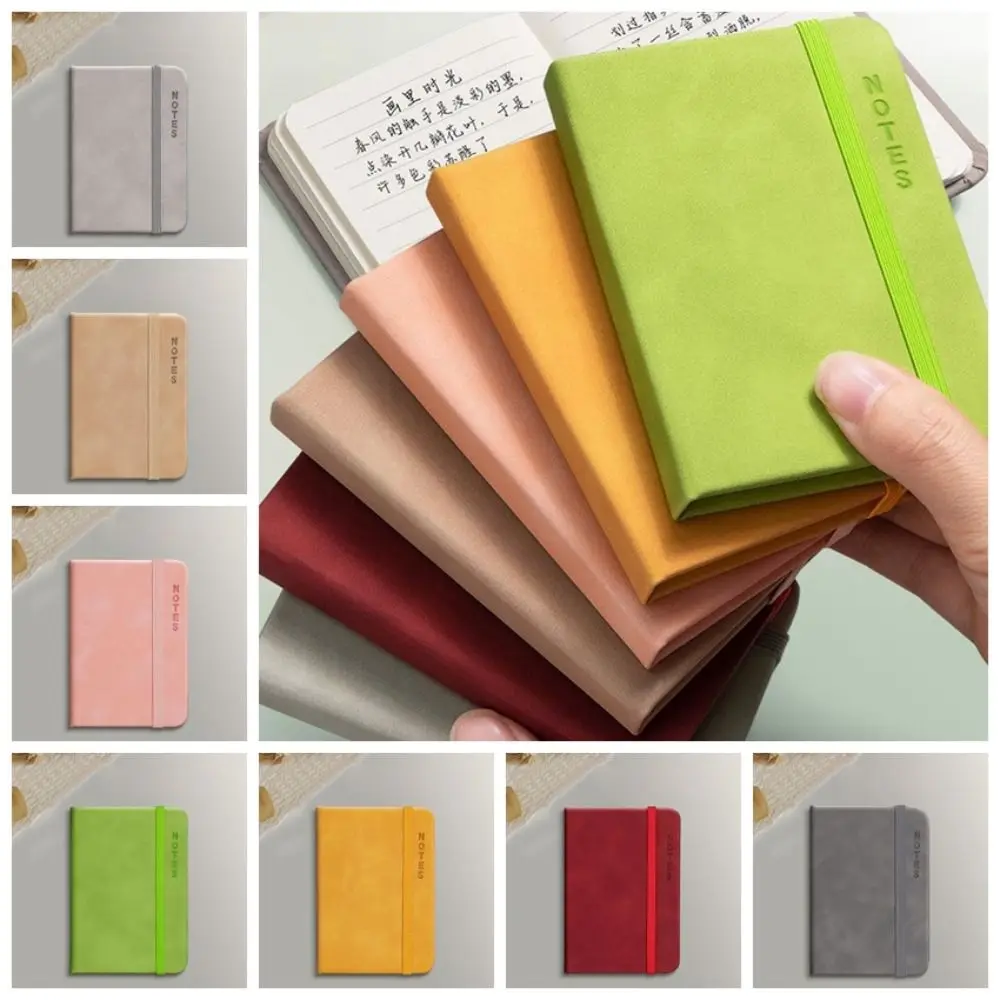 Simple Memo Diary Planner A7 Mini Notebook Diary Notebook Taking Notes Pocket Notepad Word Book Agenda Organizer Office Supply