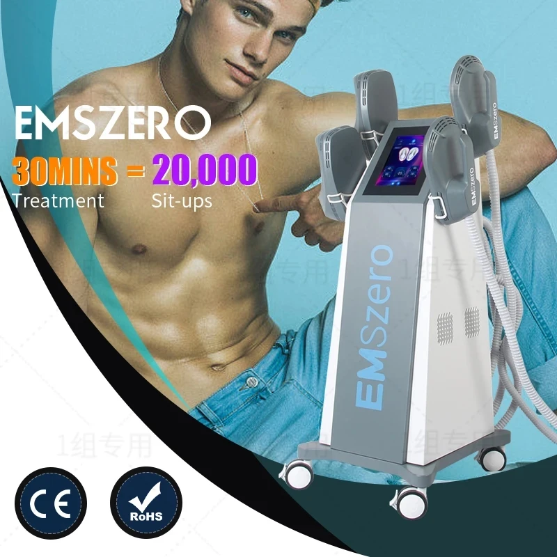 Emszero NEO Body Sculpting Machine Hi emt Body Sculpting with 4 Handles to Lose Weight and Build Pelvic Muscles