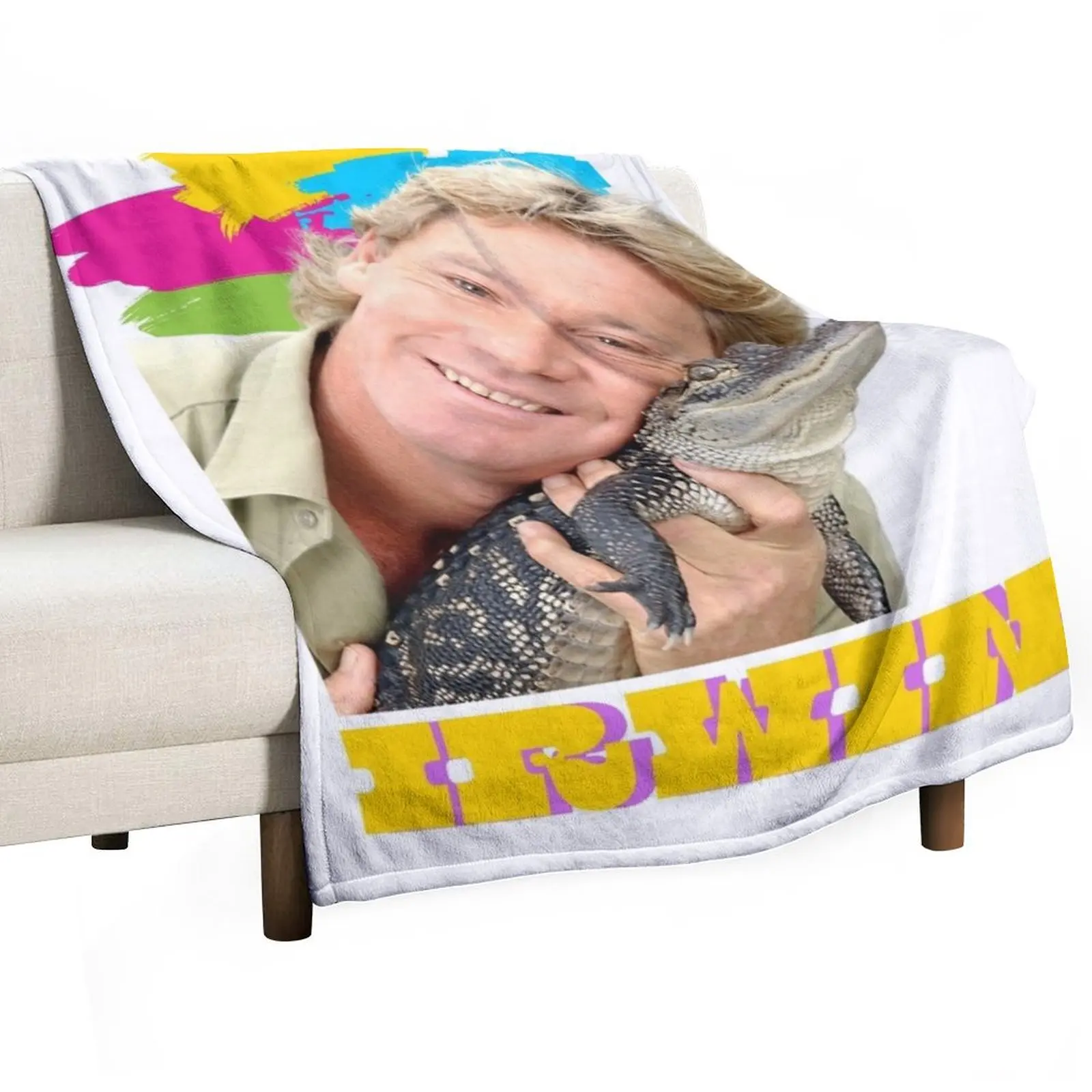 

THE GREAT STEVE IRWIN Throw Blanket Spring Fall Cozy Throw Blanket for Couch