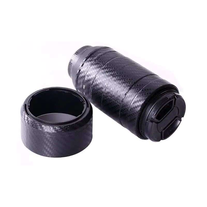 30/50MM Carbon Fiber Stickers Scratch-resistant Rough Lens Protection Film Body Sticker for Canon Nikon Sony All Camera