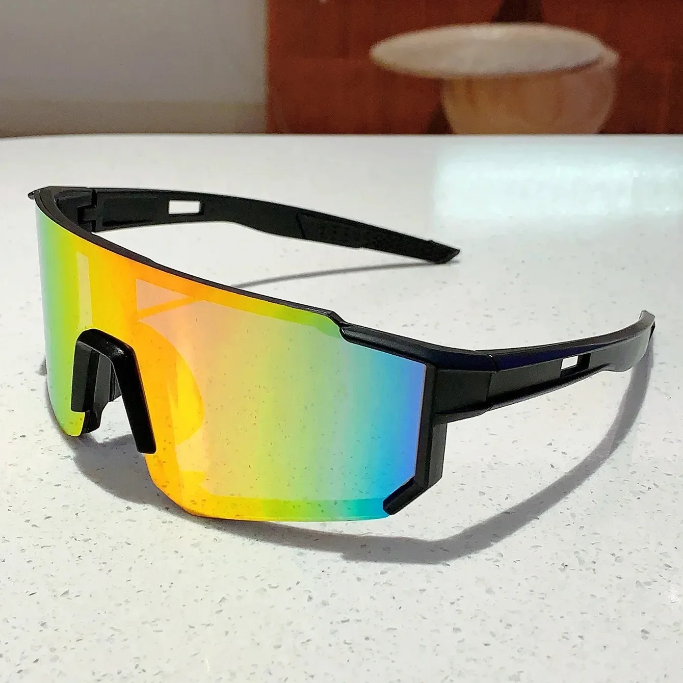 Outdoor Sports Sunglasses for Men Lightweight Oversized Male Shades Cycling Driving Fishing Fashion Mirror Sun Glasses Women - view 5