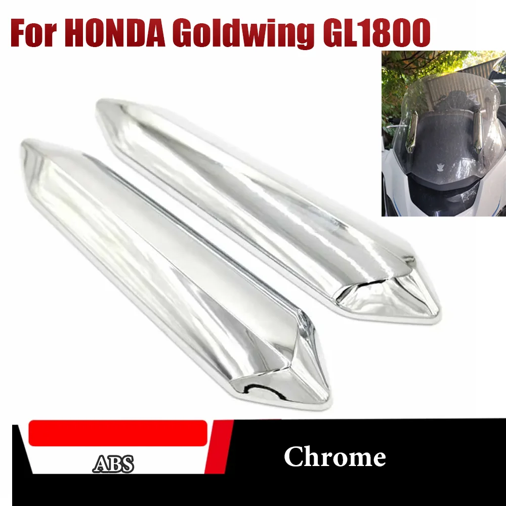 

Motorcycle Windscreen Strut Cover Chrome Windshield For Honda Gold Wing GL1800 DCT Tour Airbag 2018-2023