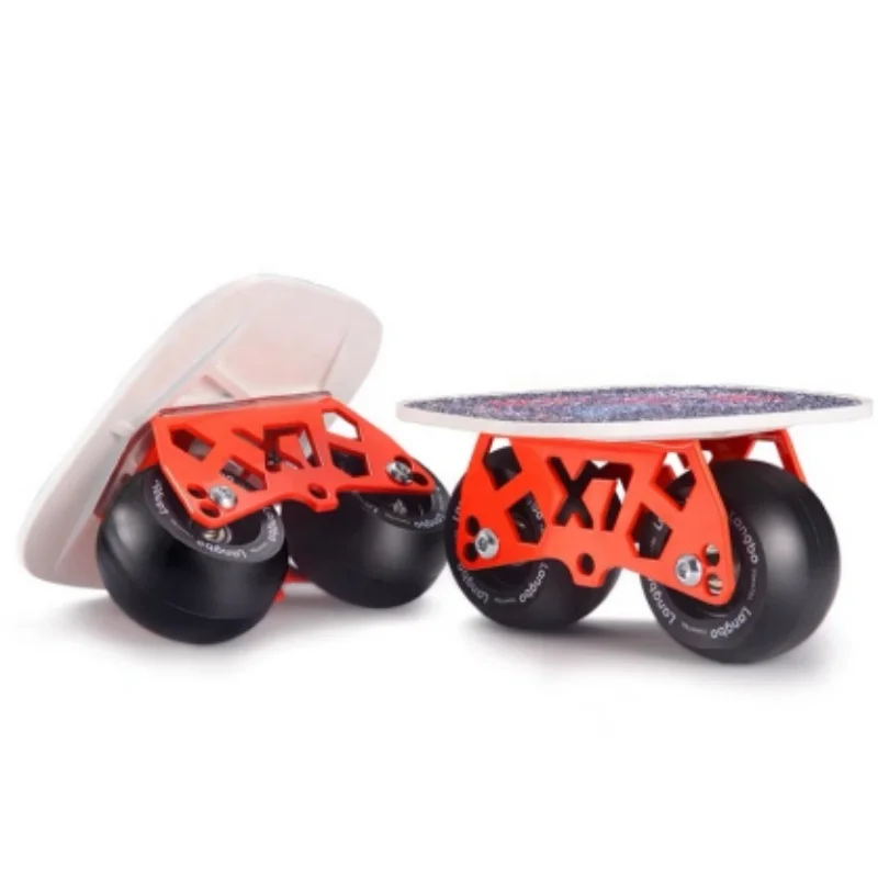 JIESEN nuevo barato PU amortiguación de aluminio Freeline Drift Skate Board Cool Split Skateboard con ruedas 80A