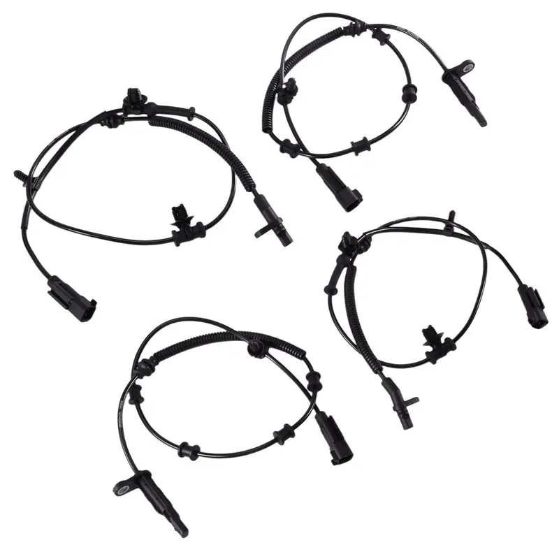 A98M Front& Rear 4Pcs ABS Wheel Speed Sensors For Silverado 1500- 68262947AB, 68262947AC, 68292050AA, 68292050AB