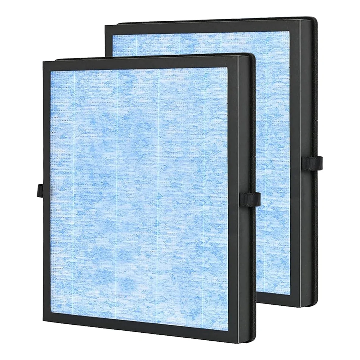MK04 AIR แผ่นกรองทดแทนสําหรับ Aroeve MK04 MG04JH, H13 True HEPA Filter, เปรียบเทียบกับชิ้นส่วน MK04LX, 2 แพ็ค, สีฟ้า