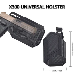 Tactical Shoot Quick Release QLS Component For Multi-Sizes Universal Belt Holsters With X300 Undermount Flashlight Torch Holster