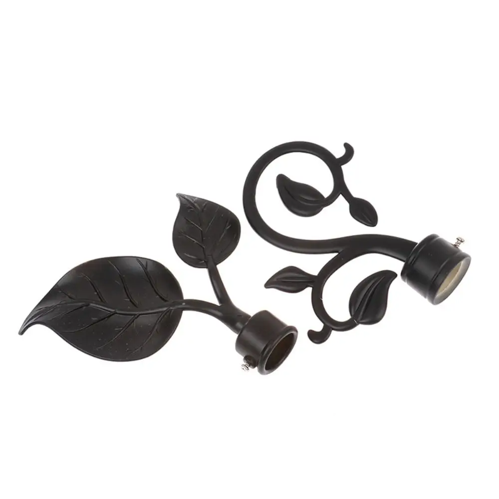 22mm Ends Heads Curtain Pole Finials ABS Material Strong Roman Rod Imitation Iron Unique Shape Curtain Decorative