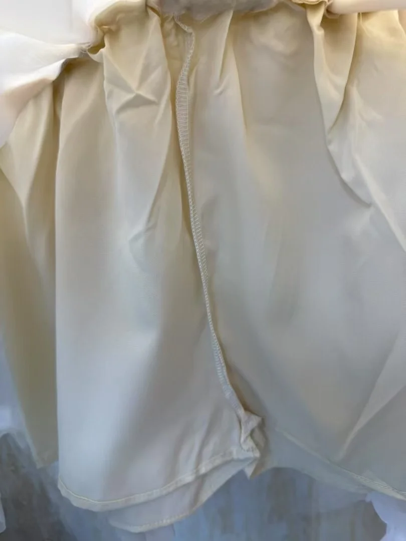 ربيع 2025 المرأة مرونة الخصر رقيق f تنورة كعكة ort تنورة السراويل أجراس خشبية عالية الخصر الحلو Sle ort طول