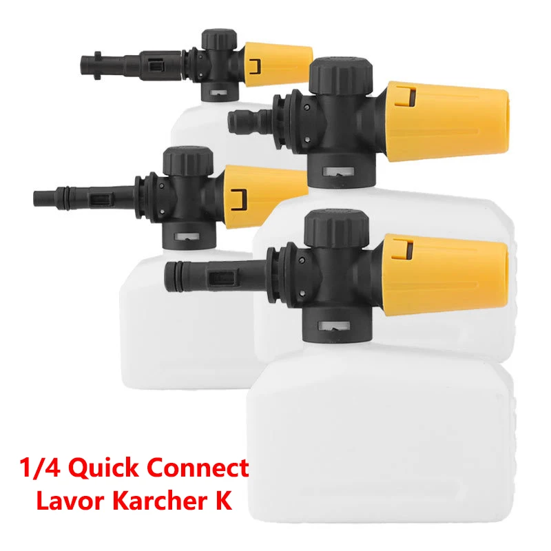 Car Washer Snow Foam Lance 400ml Foam Cannon for 1/4'' Quick Connect Lavor Parkside Karcher K Pressure Car Washer Water Gun