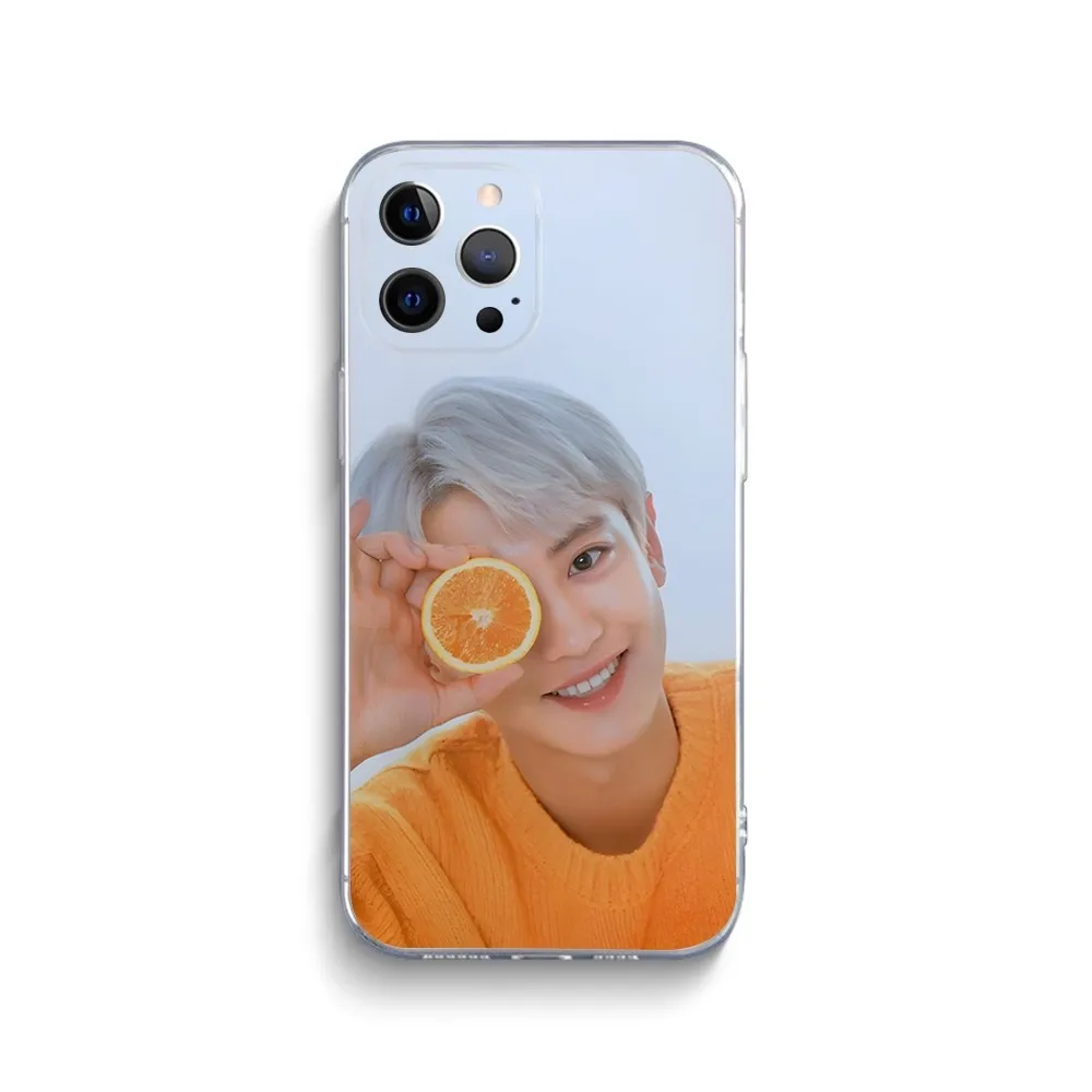 Kpop E-EXO Park Chanyeol Phone Case For iPhone 15,14,13,12,11 Plus,Pro,Max,XR,XS,X,7,8 Plus,SE,Mini Transparent Silicone Soft