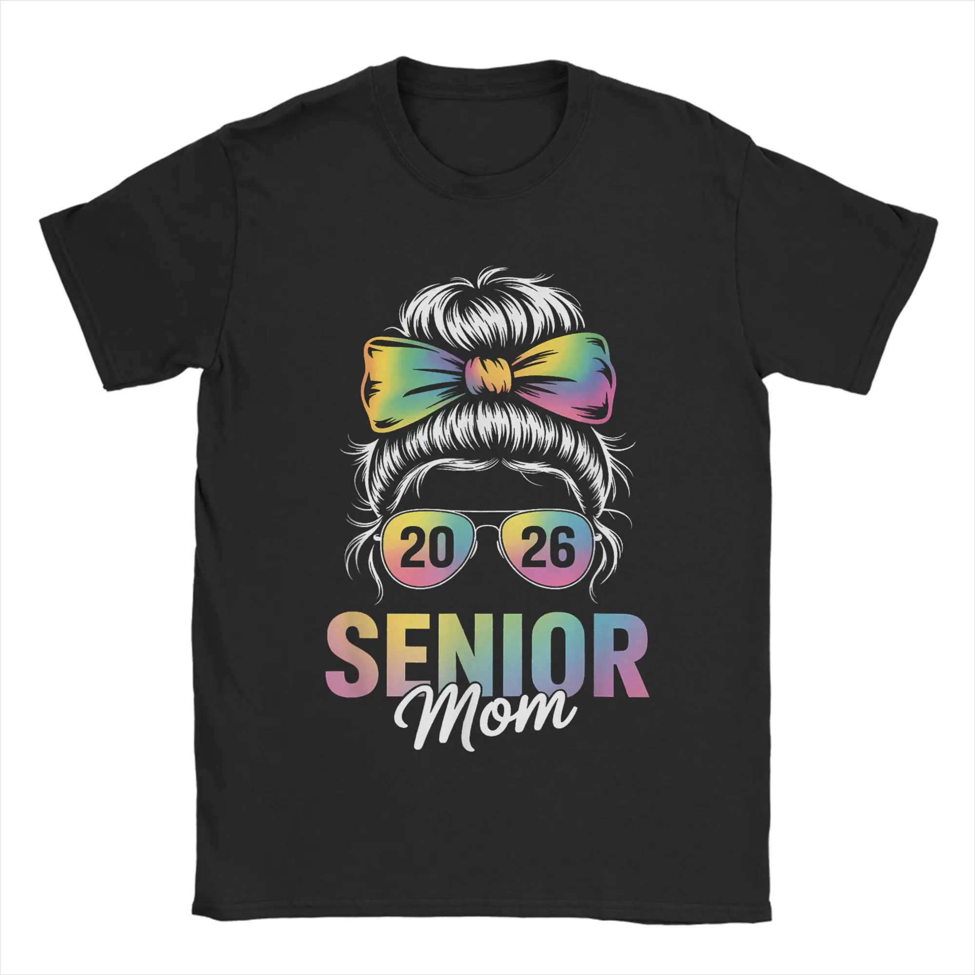 

Футболка для мужчин Senior Mom 2026, гордый выпускной для родителей, футболка с круглым воротником, топы с короткими рукавами и графикой