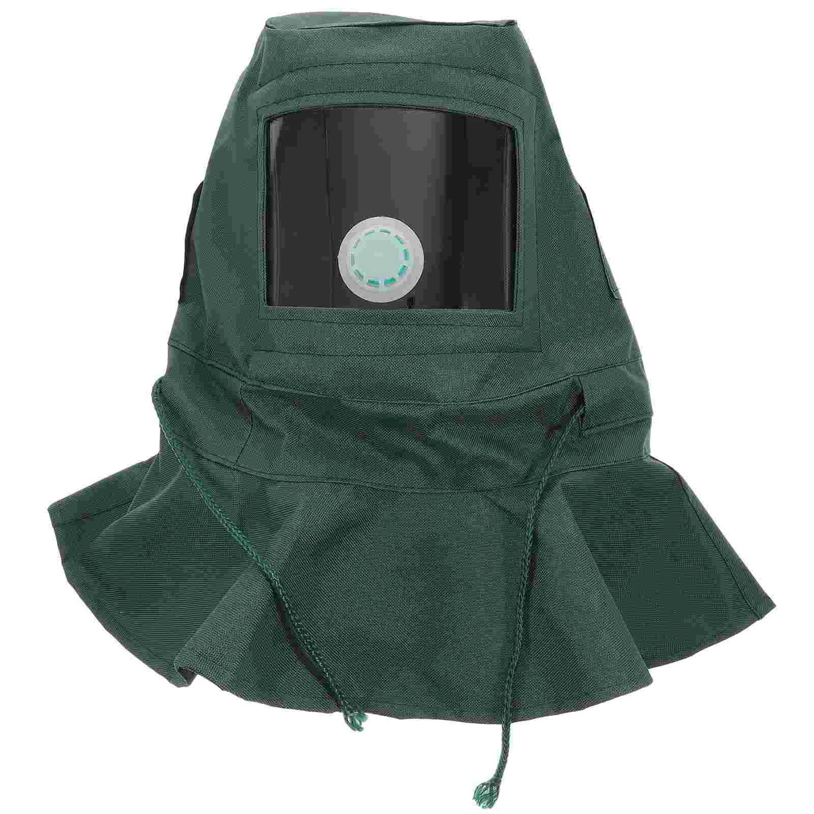 Sandblasting Hood Sand Helmethoods Sandblastermask Cap Equipment Hazmat Suit Sandblast Antiprotectionrespirator