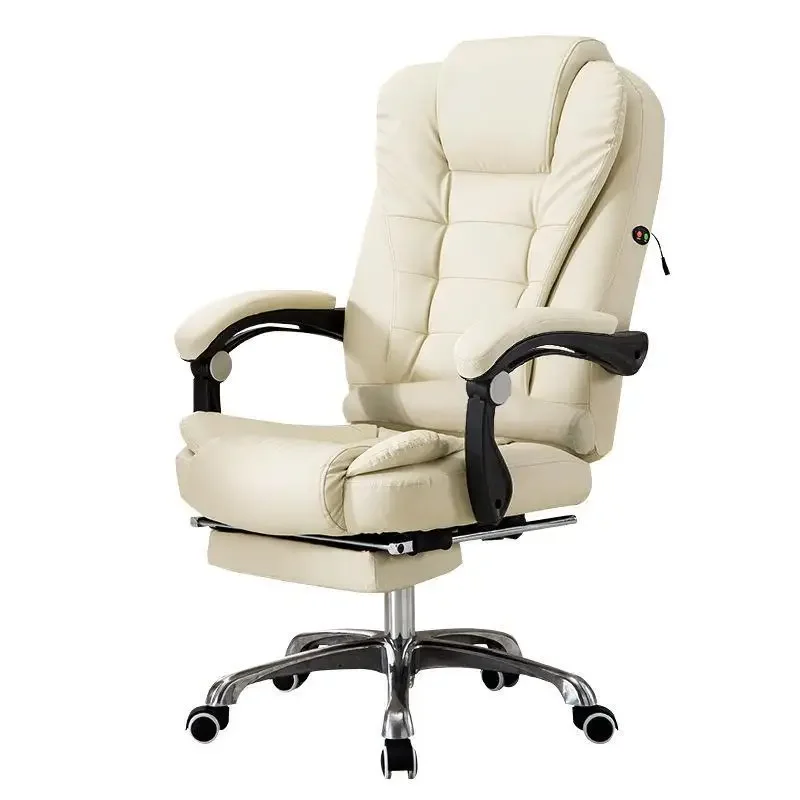 

Cheap Prices Black White Leather Executive Boss Manager Swivel Office Visitor Chair Executive Ergonomic Massage Office Chairs