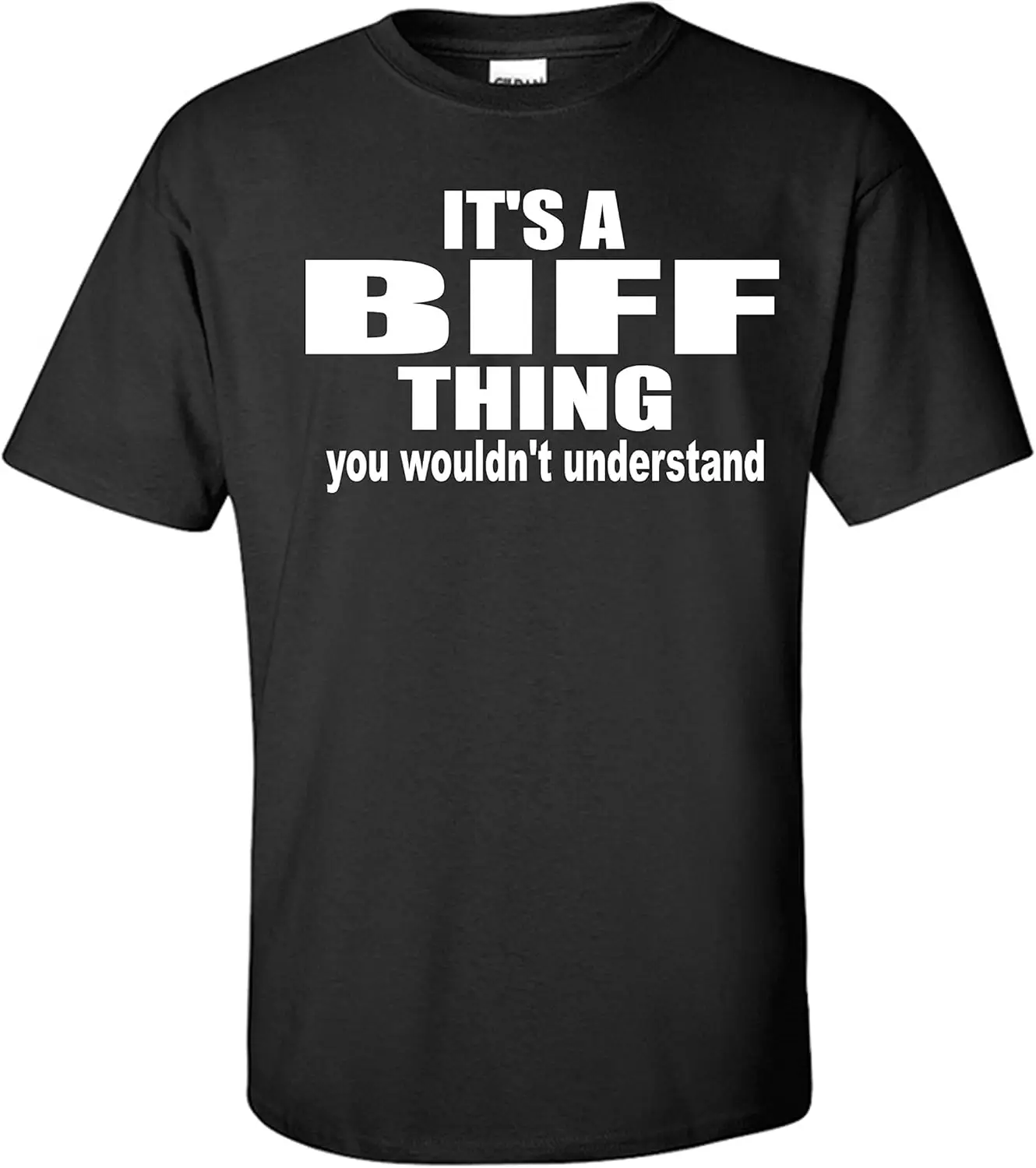 STUFF WITH ATTITUDE BIFF Thing Black T Shirt