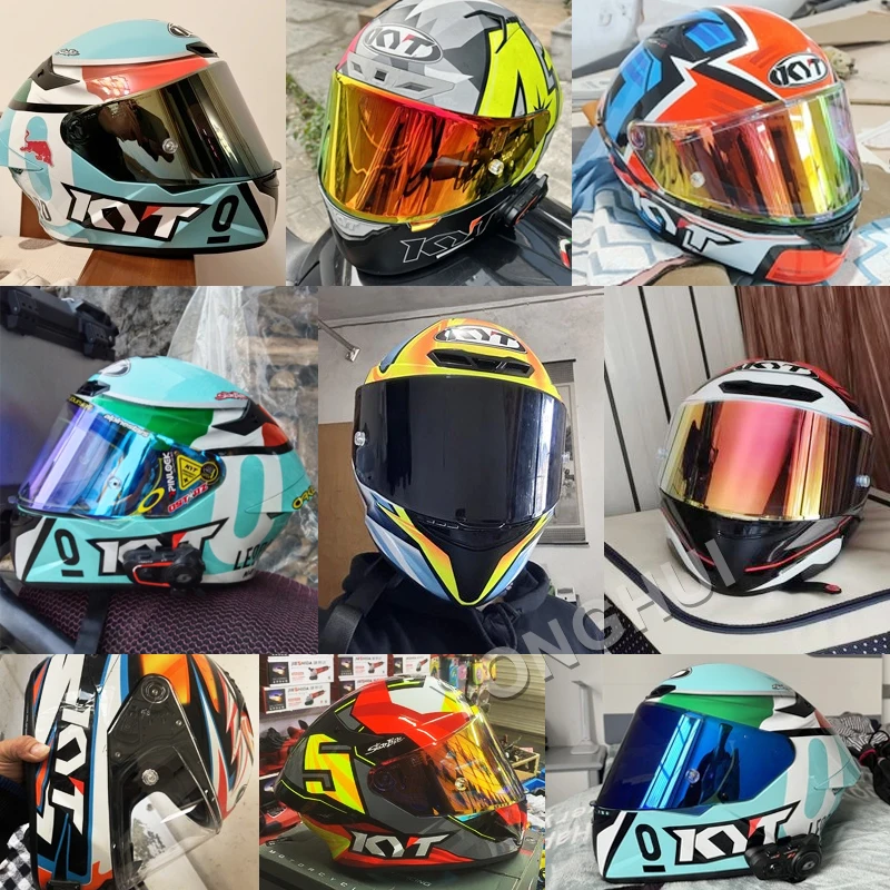 

Helmet visor TT KYT Helmet Visor for KYT TT Course Helmet Shield Replacement Helmet Lens Clear Smoke Silver Blue Red