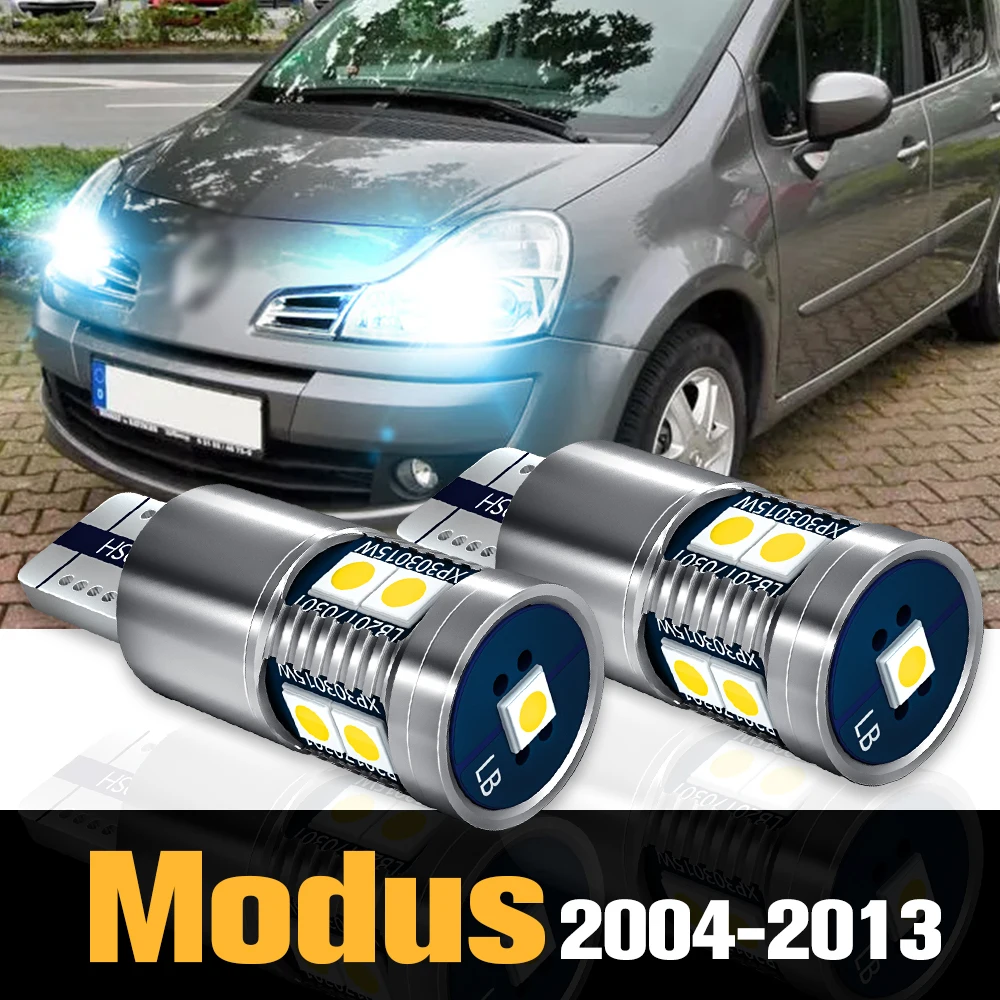 

2pcs Canbus LED Clearance Light Parking Lamp Accessories For Renault Modus 2004-2013 2005 2006 2007 2008 2009 2010 2011 2012