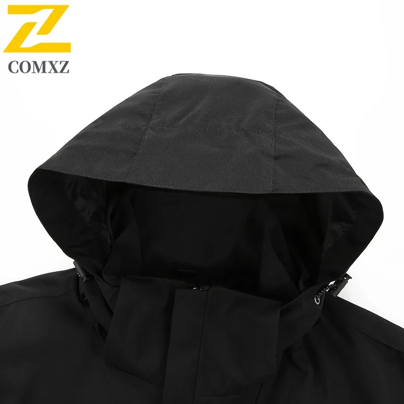 سترة COMXZ للرجال لراكبي الدراجات النارية متعددة الجيوب مقاومة للماء للاستخدام الخارجي سترات موتوكروس للسفر معطف مريح للخريف لركوب الدراجات #5